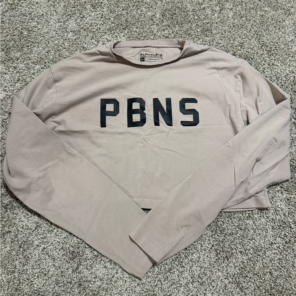 Alphalete cropped long sleeve